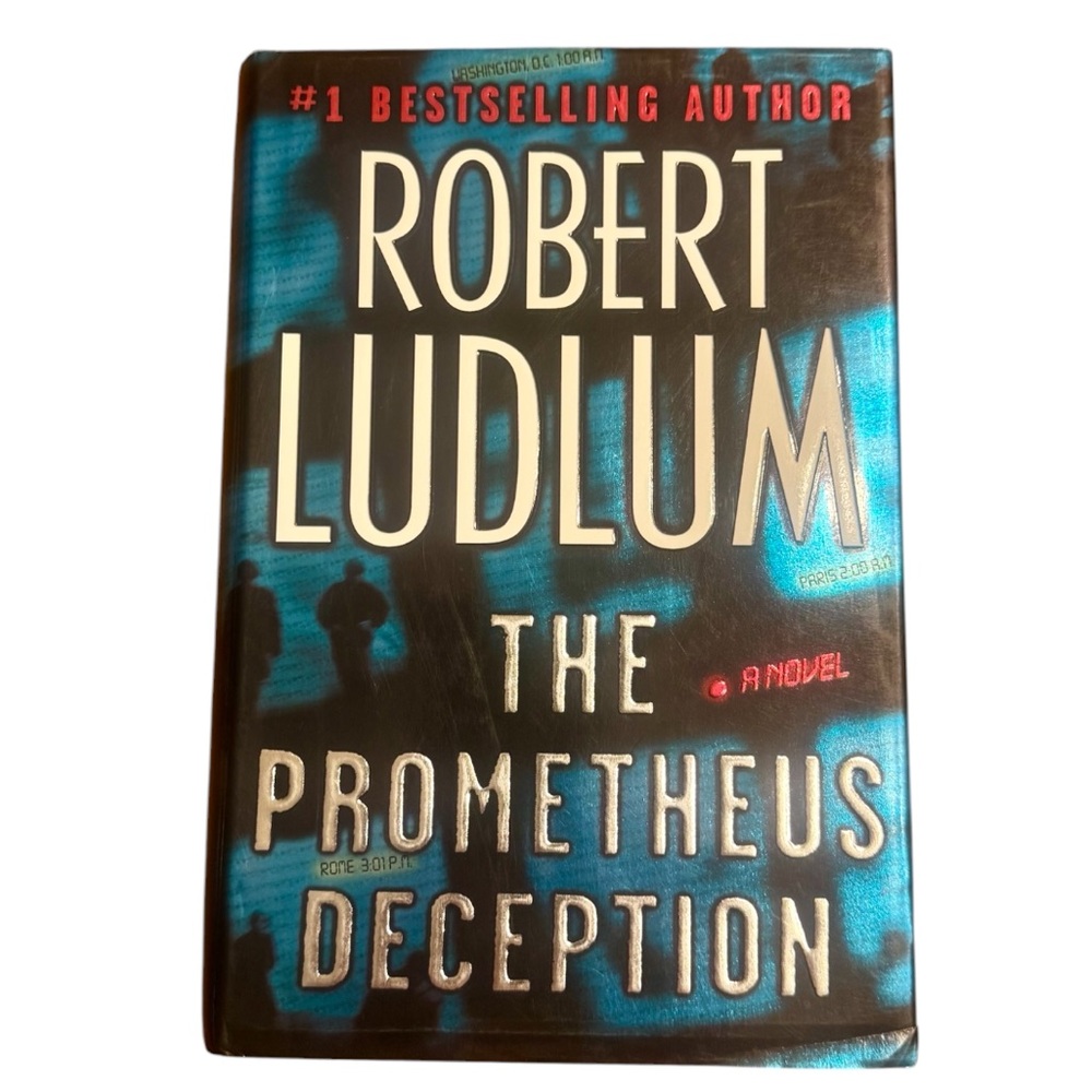 Robert Ludlum Hardcover The Prometheus Deception 1st Edition Mystery Thriller